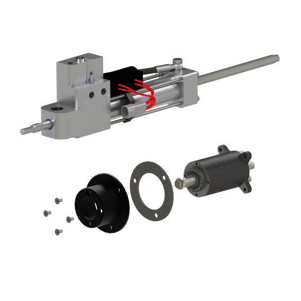 Marlic Hydraulic Power Steering System - excl. Rudder Sensor - incl. Mounting Flange EXT45